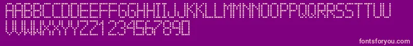 CubsLedTfb Font – Pink Fonts on Purple Background