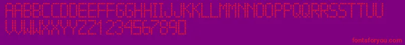 More about CubsLedTfb Font CubsLedTfb Font – Red Fonts on Purple Background