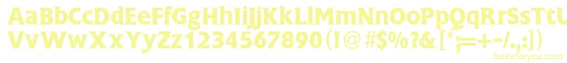 FlagmediumdbBold Font – Yellow Fonts