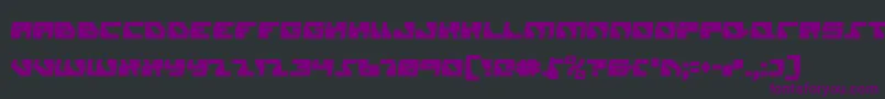 Шрифт DaedalusCondensed – фиолетовые шрифты на чёрном фоне