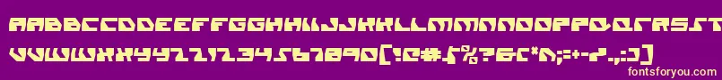 Шрифт DaedalusCondensed – жёлтые шрифты на фиолетовом фоне