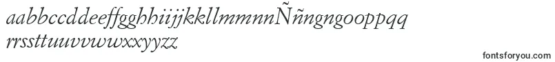 ItalianGaramondItalicBt-Schriftart – philippinische Schriften