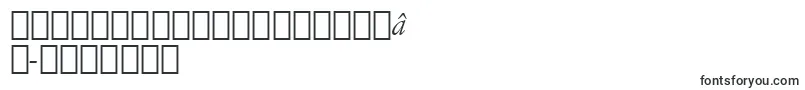 ItalianGaramondItalicBt-Schriftart – hebräische Schriften
