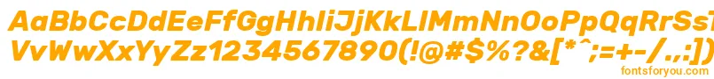 Шрифт RubikBolditalic – оранжевые шрифты