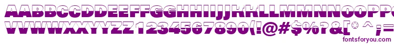 Grotic3 Font – Purple Fonts on White Background