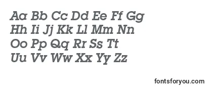SquareserifDemiitalic Font