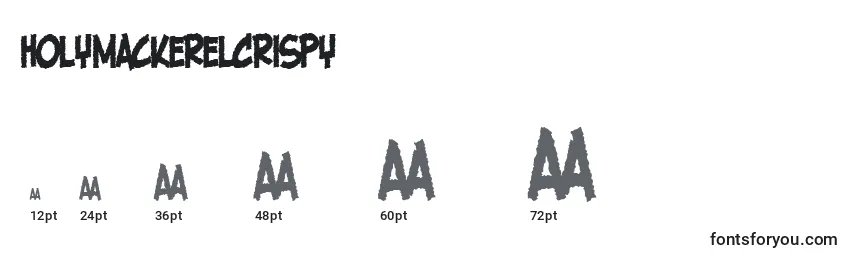 HolyMackerelCrispy Font Sizes