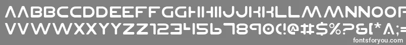 Planetnsv2 Font – White Fonts on Gray Background