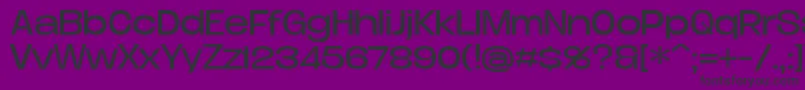 DueraExpalighPersonal Font – Black Fonts on Purple Background