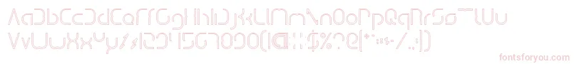 DismechaHollow-Schriftart – Rosa Schriften