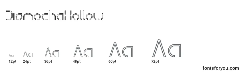 DismechaHollow font sizes