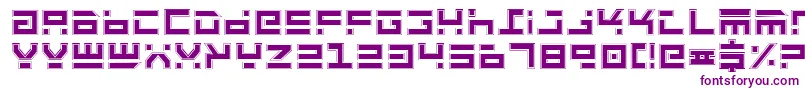 RocketTypePro Font – Purple Fonts on White Background