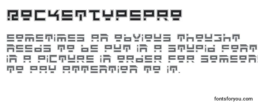 RocketTypePro-fontti