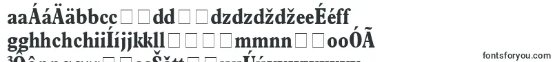 Fonte TerminusBlackCondensedSsiBoldCondensed – fontes eslovacas