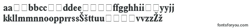 Fonte TerminusBlackCondensedSsiBoldCondensed – fontes lituanas
