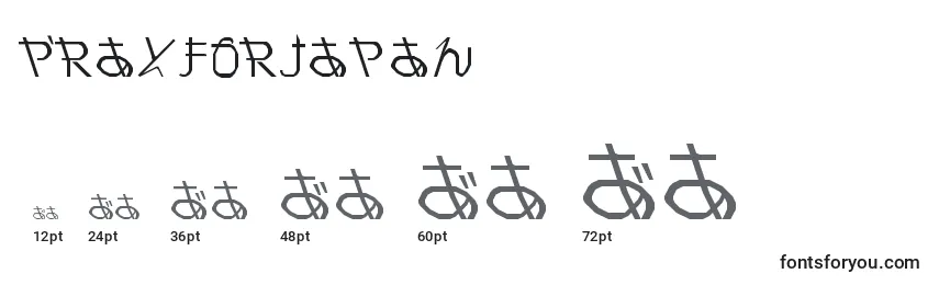 PrayForJapan (97319) Font Sizes