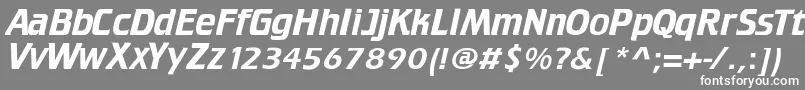 フォントCriffee – 灰色の背景に白い文字