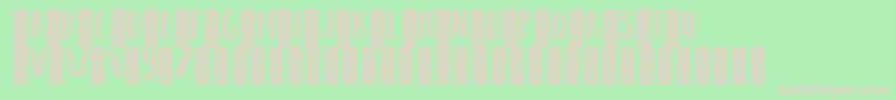 BearhugsbyratticsassinRegular Font – Pink Fonts on Green Background