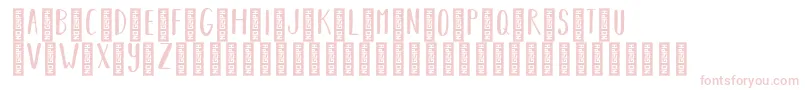 BearhugsbyratticsassinRegular Font – Pink Fonts on White Background