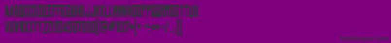 ChineserockscdBold Font – Black Fonts on Purple Background