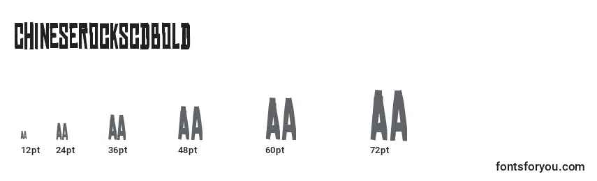ChineserockscdBold Font Sizes