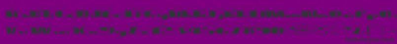 Gramiusblizzard Font – Black Fonts on Purple Background