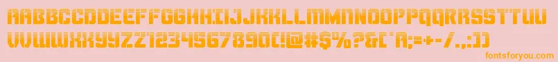 More about Thundertrooperhalf Font Thundertrooperhalf Font – Orange Fonts on Pink Background
