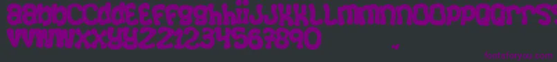 Squizzli Font – Purple Fonts on Black Background