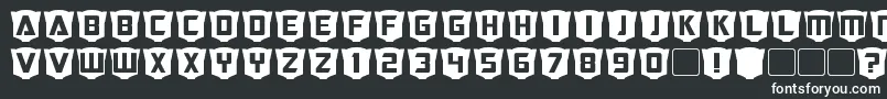 Шрифт RubcapsCybertron – белые шрифты