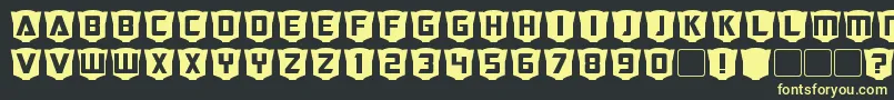 More about RubcapsCybertron Font RubcapsCybertron Font – Yellow Fonts on Black Background