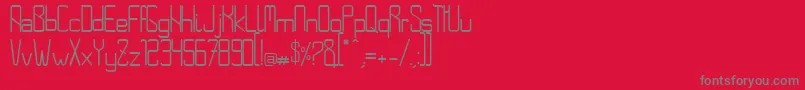 Шрифт NoroesteRegular – серые шрифты на красном фоне
