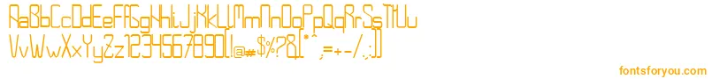 Шрифт NoroesteRegular – оранжевые шрифты