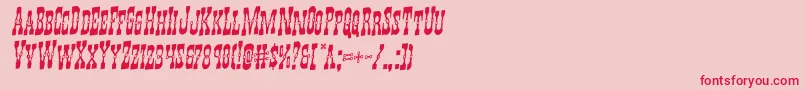 Youngerbrosrotal Font – Red Fonts on Pink Background