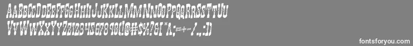 Youngerbrosrotal Font – White Fonts on Gray Background