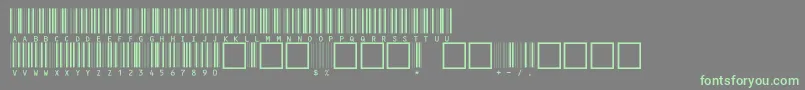 V100001-Schriftart – Grüne Schriften auf grauem Hintergrund
