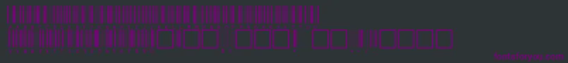 V100001 Font – Purple Fonts on Black Background