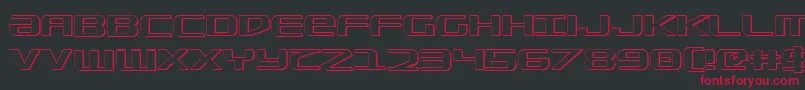 fuente Sdf ffy – Fuentes Rojas Sobre Fondo Negro