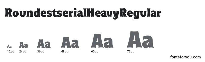 RoundestserialHeavyRegular Font Sizes