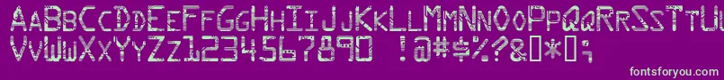 Saiba mais sobre a fonte Circuit Fonte Circuit – fontes verdes em um fundo violeta