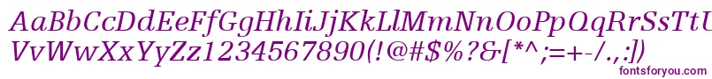 EgyptienneFLt56Italic Font – Purple Fonts