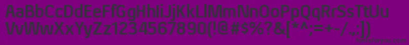 XenurgBold Font – Black Fonts on Purple Background