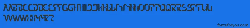 TheSound Font – Black Fonts on Blue Background