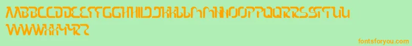 TheSound Font – Orange Fonts on Green Background