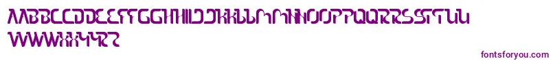 TheSound Font – Purple Fonts on White Background