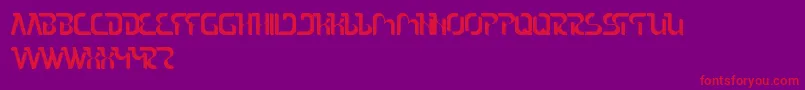 TheSound Font – Red Fonts on Purple Background