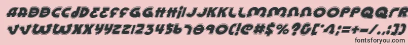 Weitere Informationen zur Lionelai-Schriftart Lionelai-Schriftart – Schwarze Schriften auf rosa Hintergrund