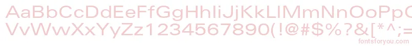 UniversltstdEx Font – Pink Fonts on White Background