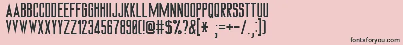 Hamsteade Font – Black Fonts on Pink Background
