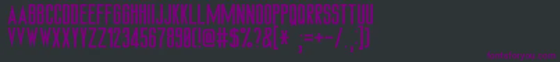 Hamsteade Font – Purple Fonts on Black Background