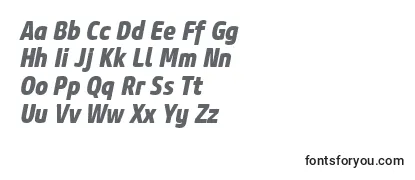 CoreSansM77CnExtraboldItalic-fontti